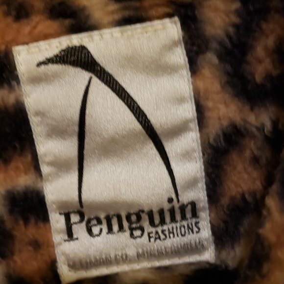 Vintage Leopard Wool Coat Pinup Style - Picture 2 of 8